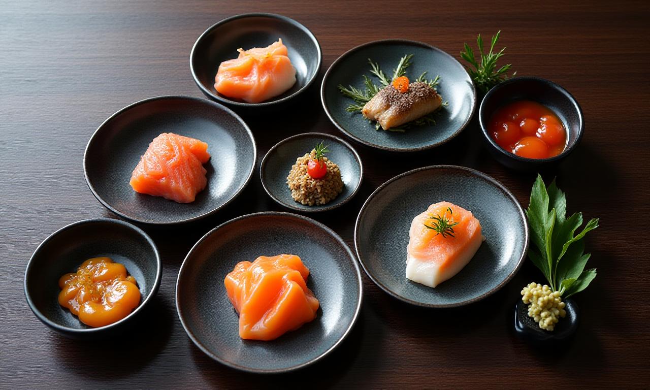 伝統的な和食の膳